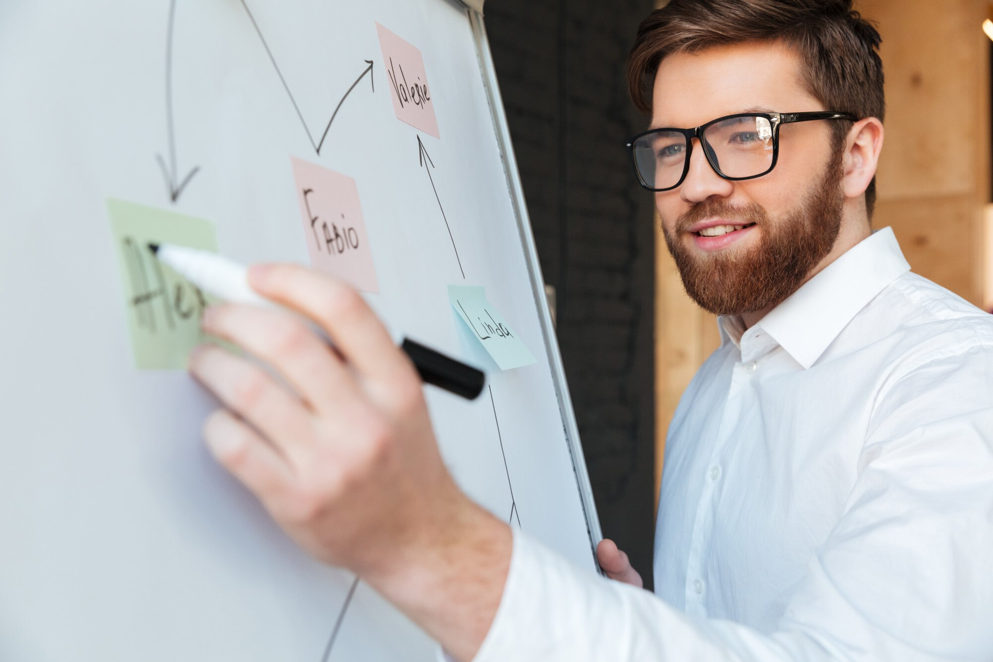 Speak with team illustration