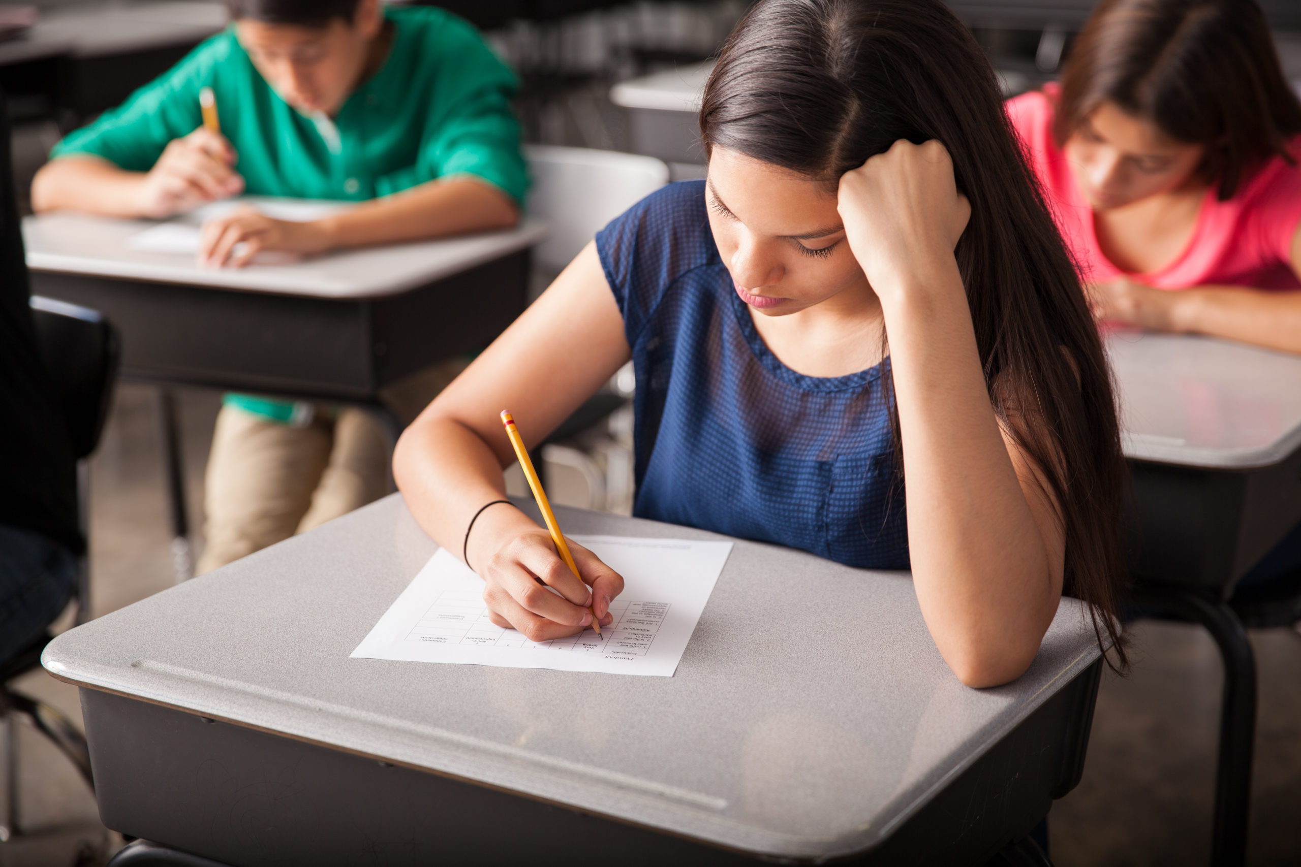 Students studying together